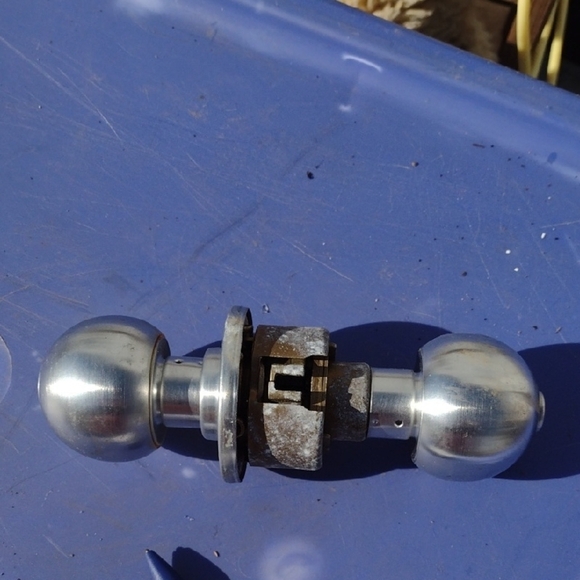 Silver Stainless steel Keyless Bedroom Door Lock - Picture 1 of 3